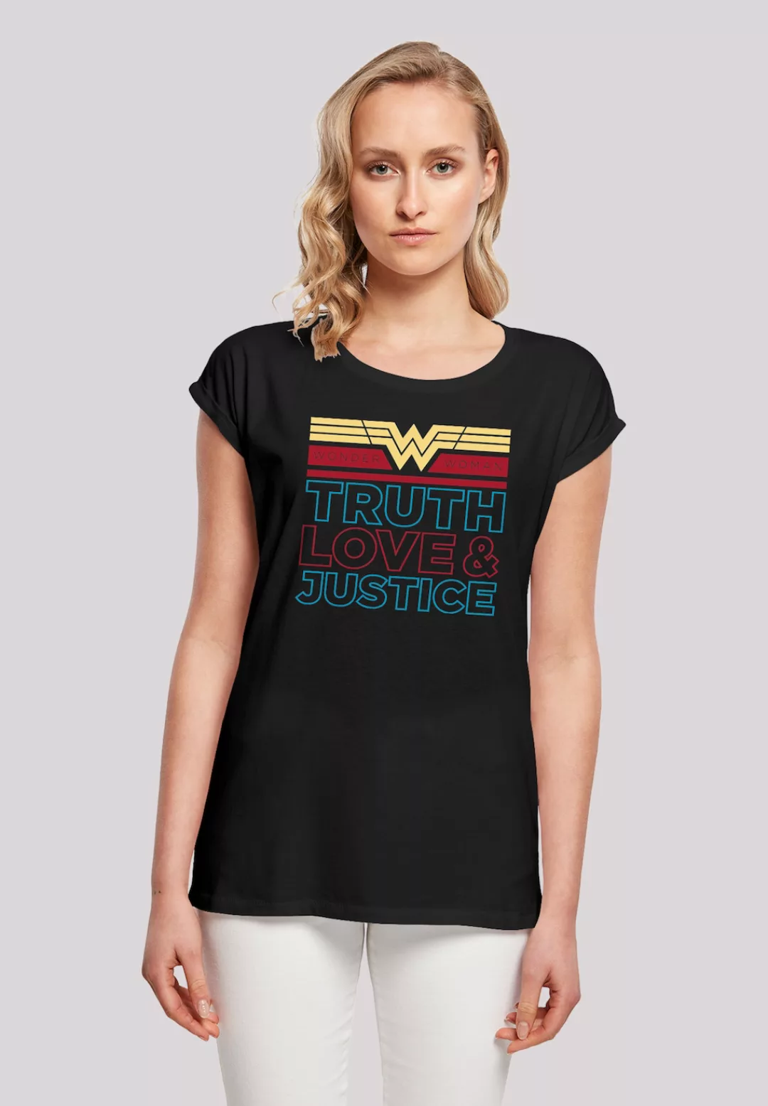 F4NT4STIC T-Shirt "DC Comics Wonder Woman 84 Truth Love And Justice", Print günstig online kaufen