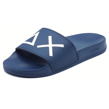 Sun68  Hausschuhe X35102 Slippers Logo Navy günstig online kaufen