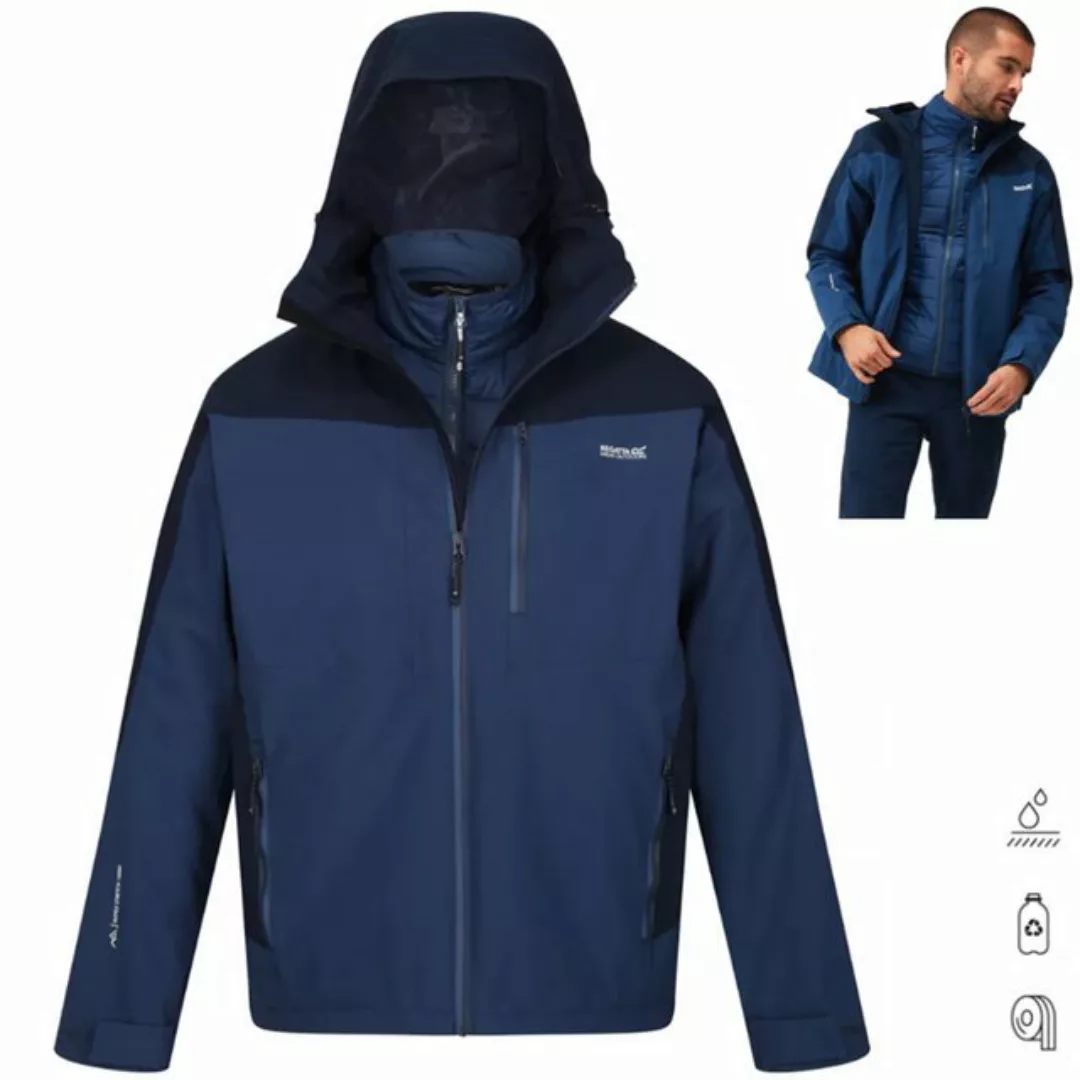 Regatta Hardshelljacke Regatta - wasserdichte Herren Funktionsjacke 3in1 Re günstig online kaufen