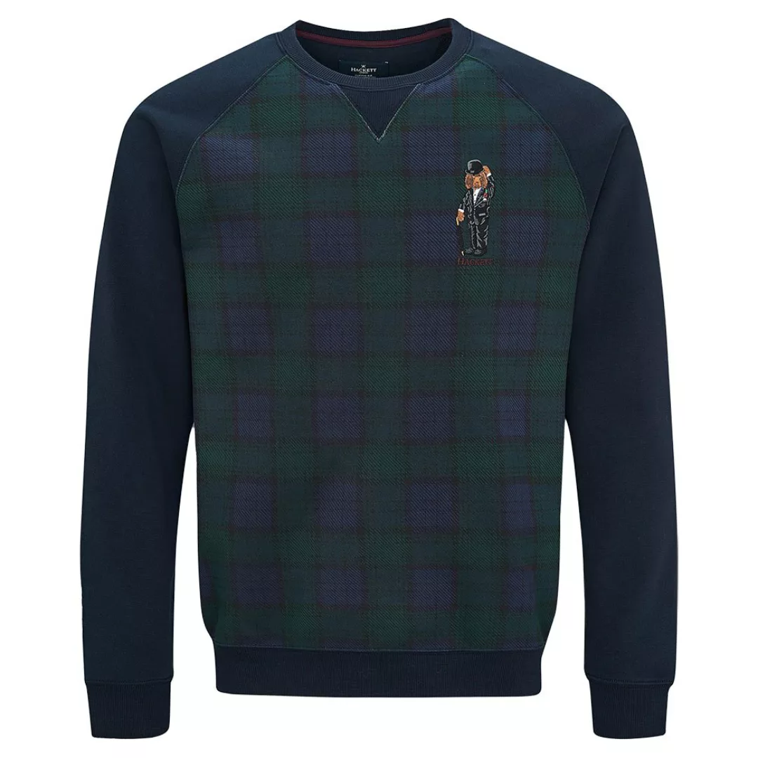 Hackett Harry Tartan Sweatshirt XS Navy / Green günstig online kaufen