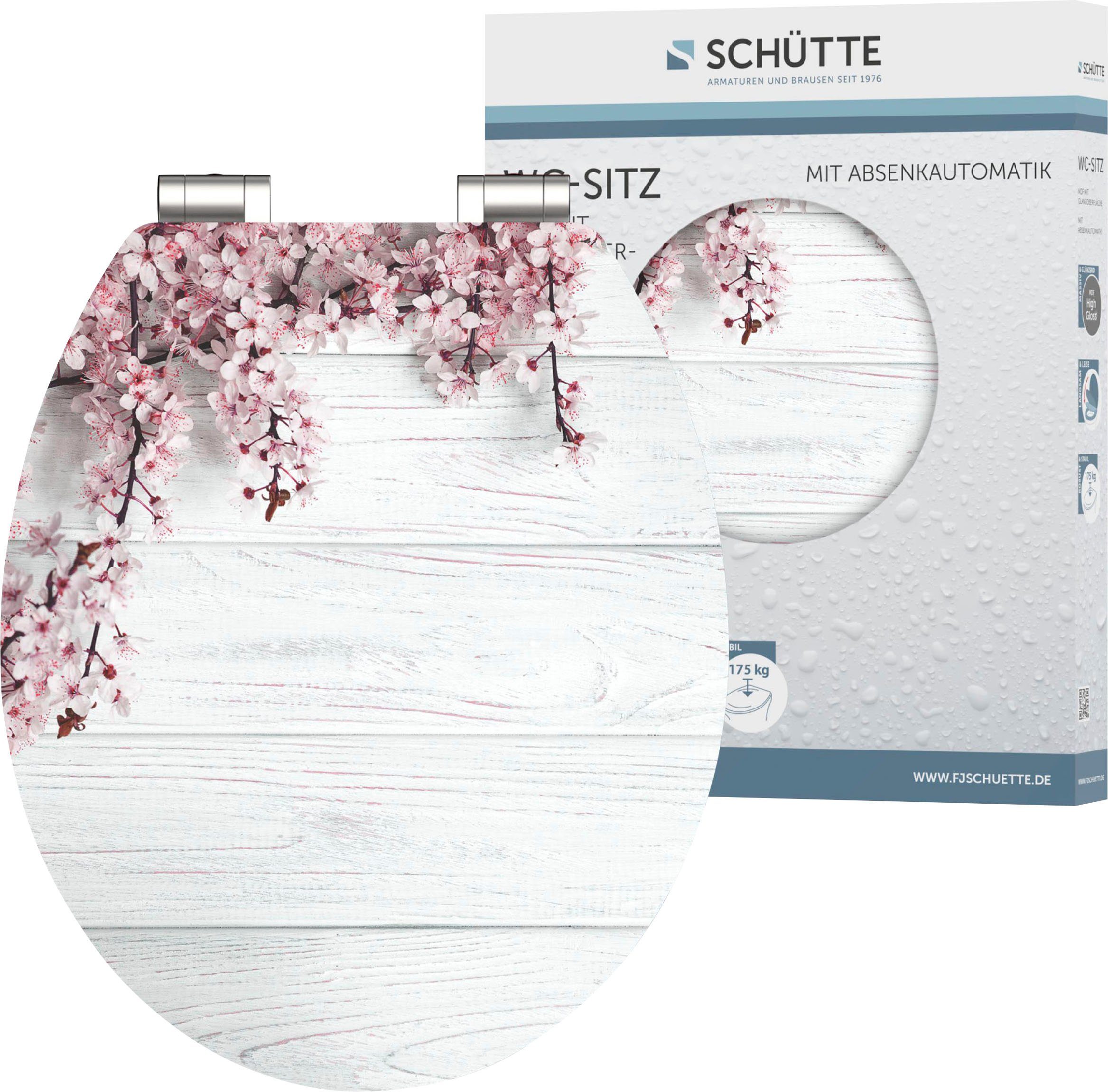 Schütte WC-Sitz Flowers&Wood, High Gloss mit günstig online kaufen