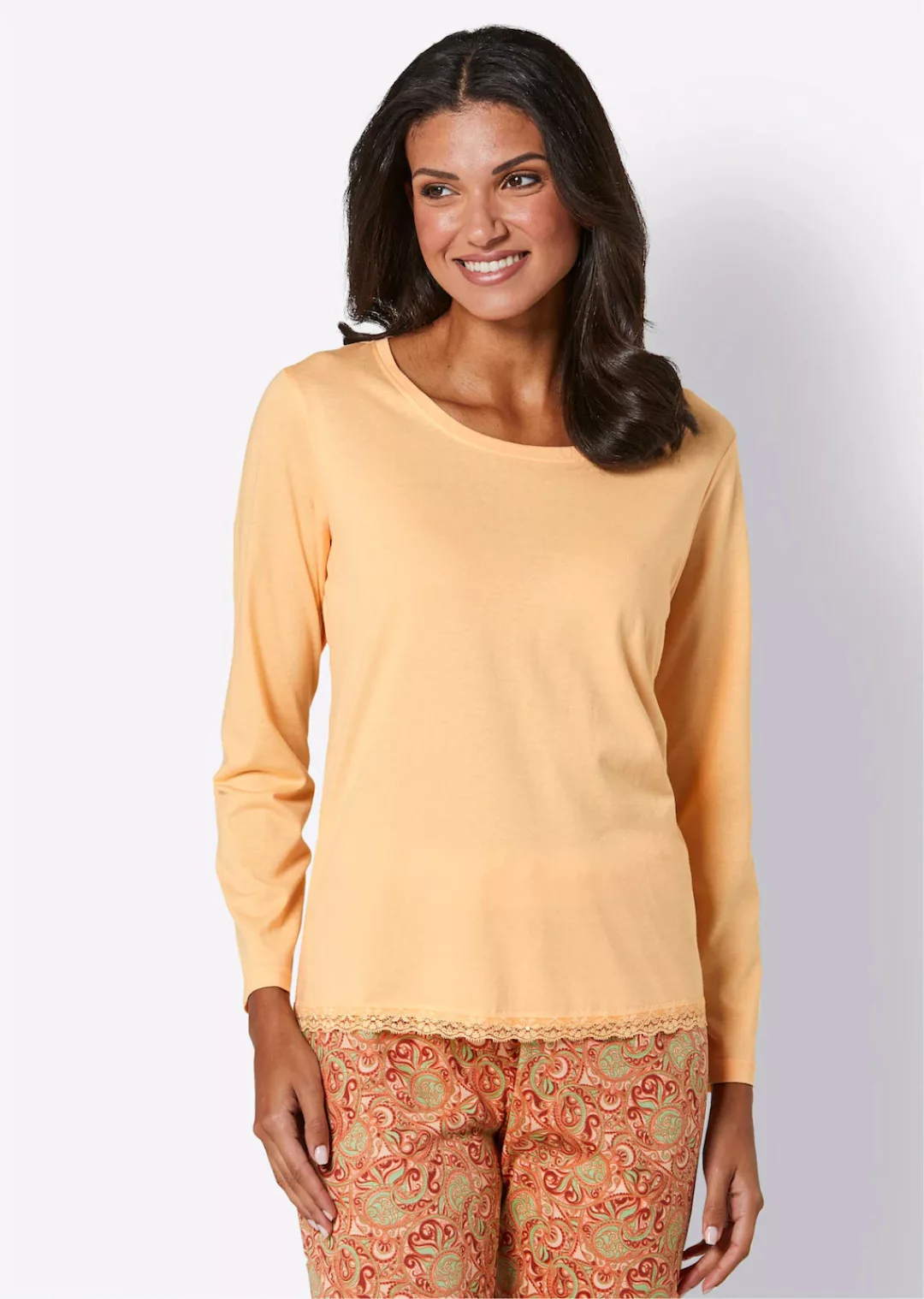 wäschepur Pyjamaoberteil "Schlafanzug-Shirt", (1 tlg.) günstig online kaufen