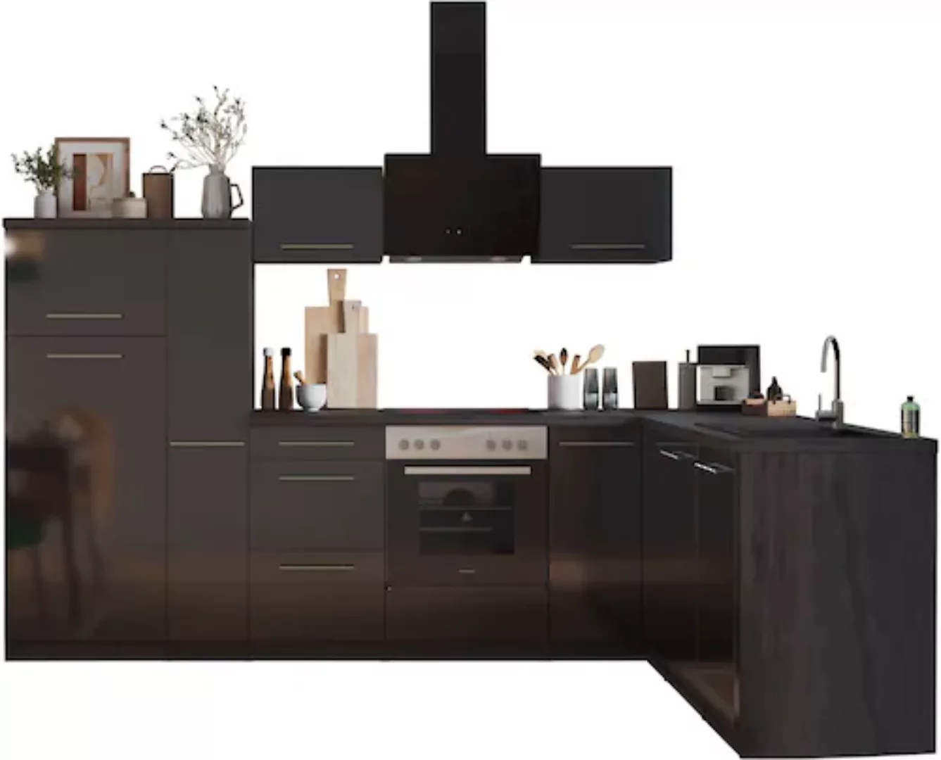 RESPEKTA Küche »Amanda«, Breite 290 cm, mit Soft-Close günstig online kaufen