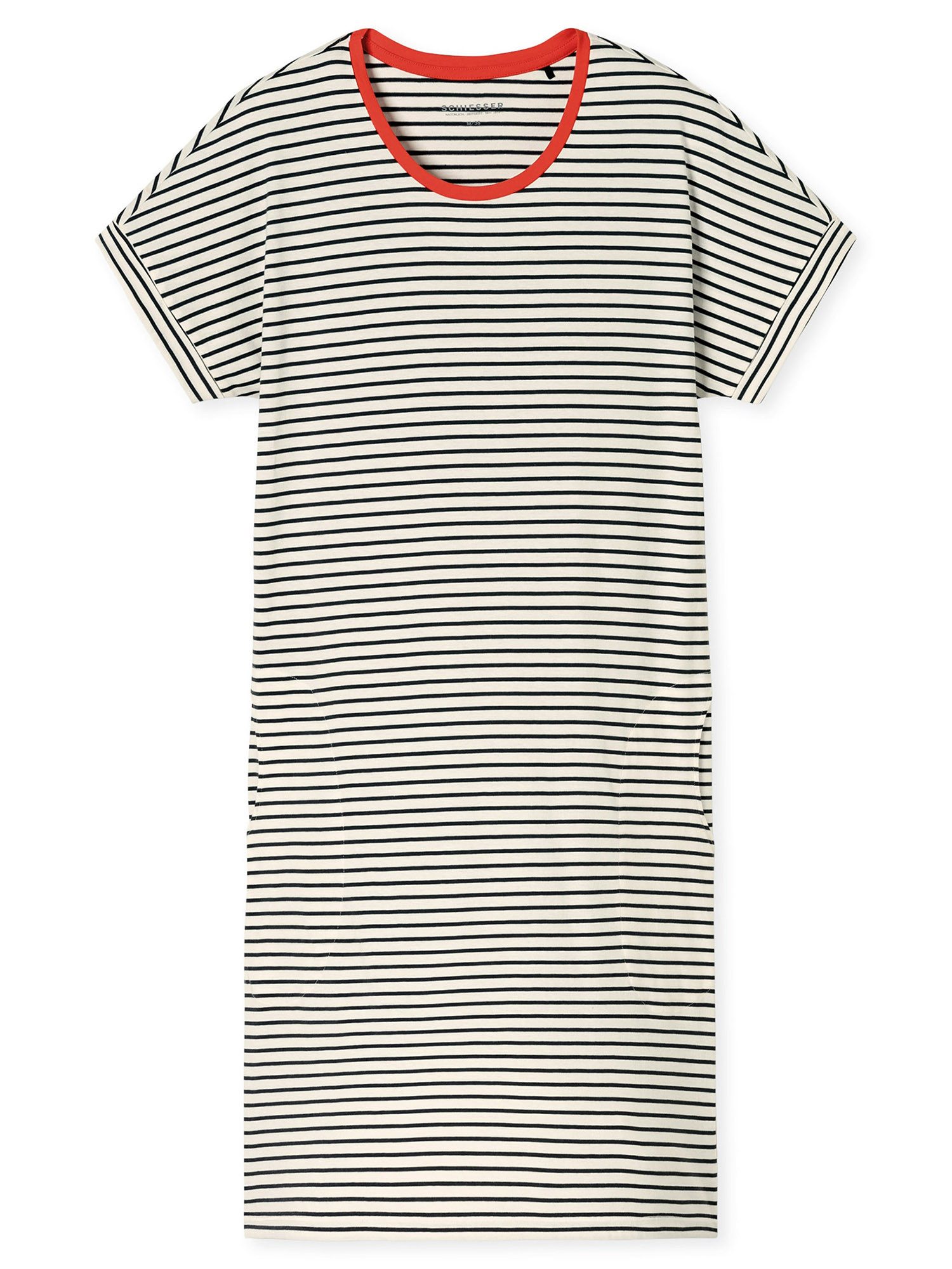 Schiesser Nachthemd Damen-Nachthemd Single-Jersey Streifen günstig online kaufen