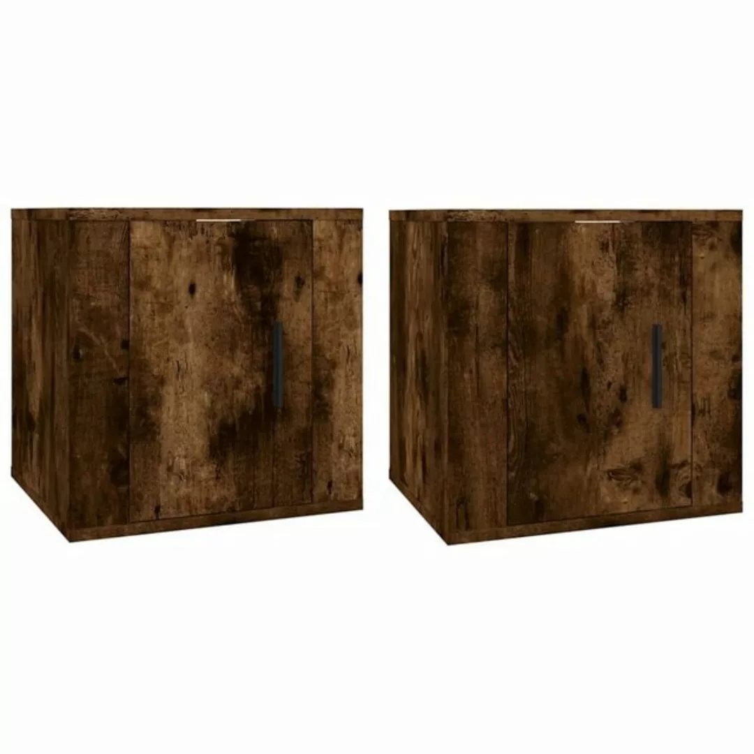 furnicato TV-Schrank TV-Wandschränke 2 Stk. Räuchereiche 40x34,5x40 cm (1-S günstig online kaufen