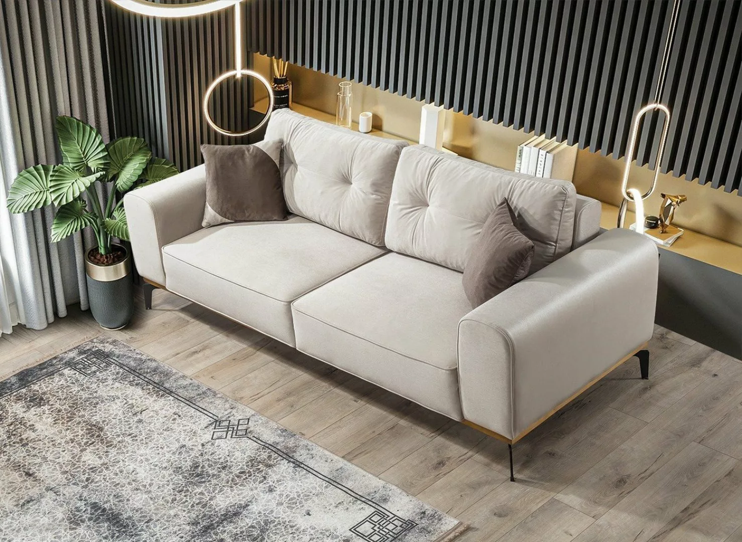 Villa Möbel Sofa Tubby, 1 Stk. 3-Sitzer, Quality Made in Turkey, pflegeleic günstig online kaufen