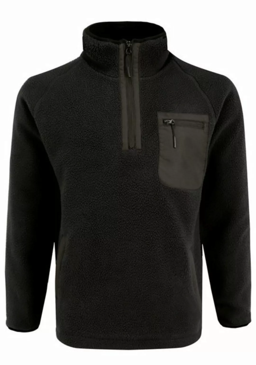 Indicode Fleecejacke IDTrout Herren Fleecejacke mit Stehkragen günstig online kaufen