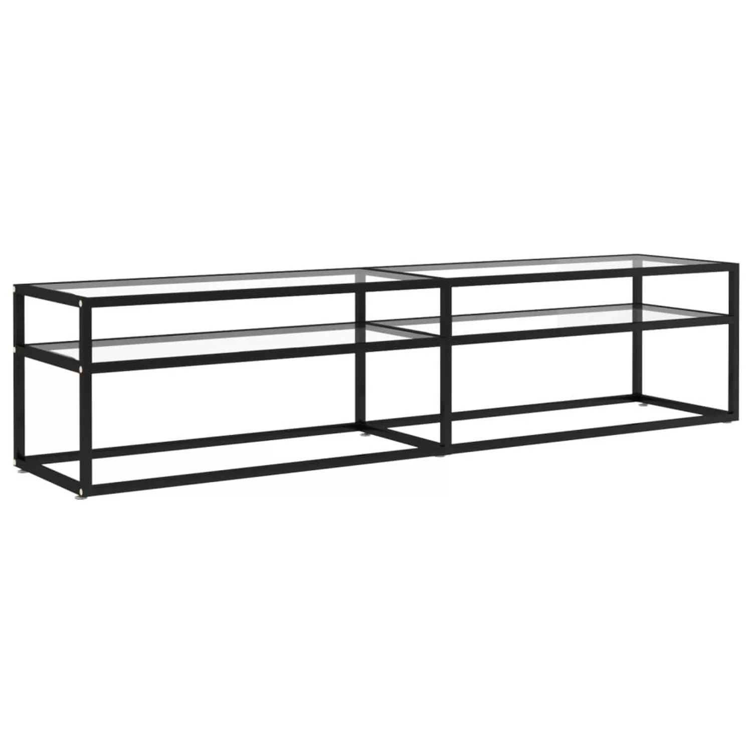 vidaXL TV-Schrank TV-Schrank Transparent 180x40x40,5 cm Hartglas Lowboard günstig online kaufen