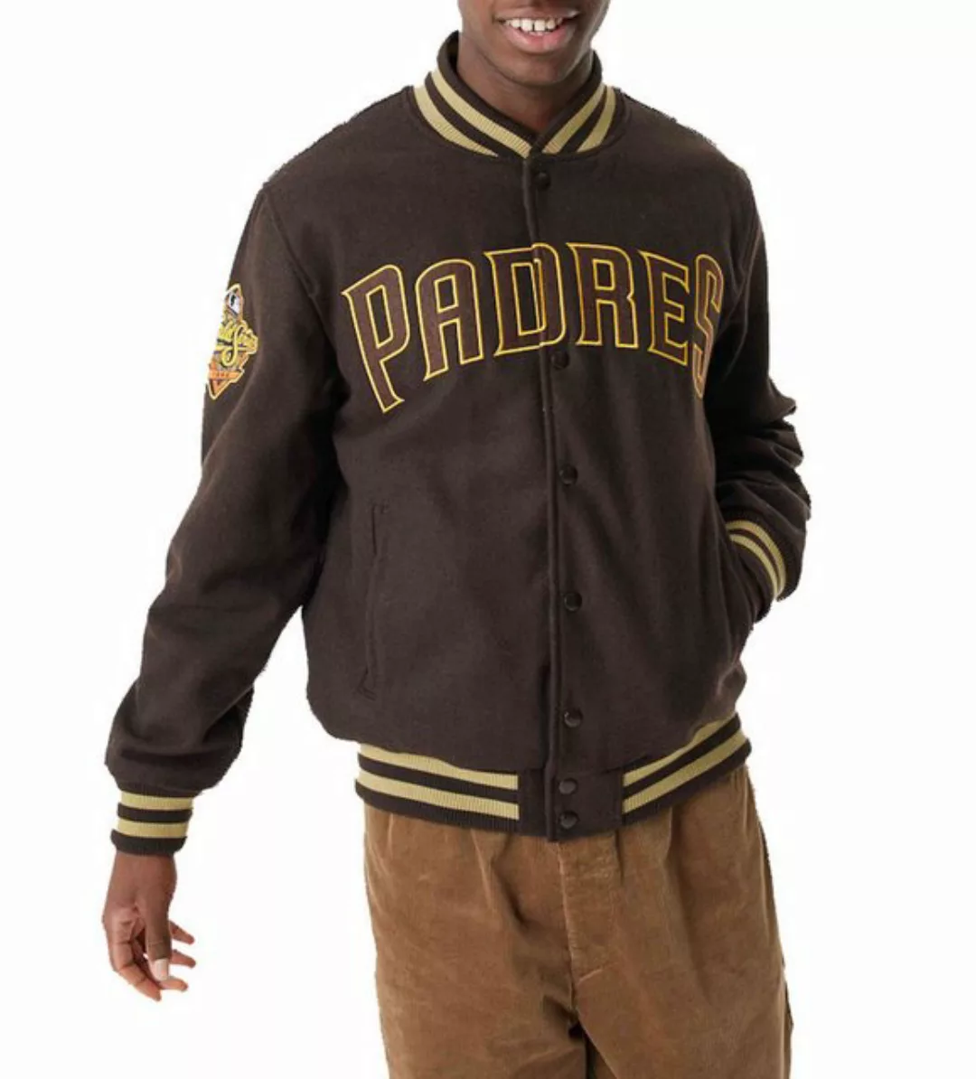 New Era Collegejacke MLB San Diego Padres Patch Varsity günstig online kaufen