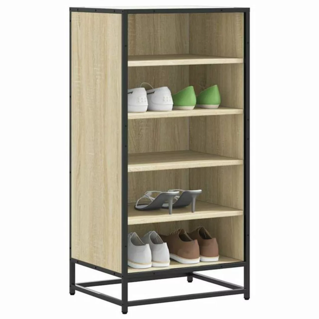 vidaXL Schuhschrank Schuhregal Sonoma-Eiche 48x38x97,5 cm Holzwerkstoff günstig online kaufen