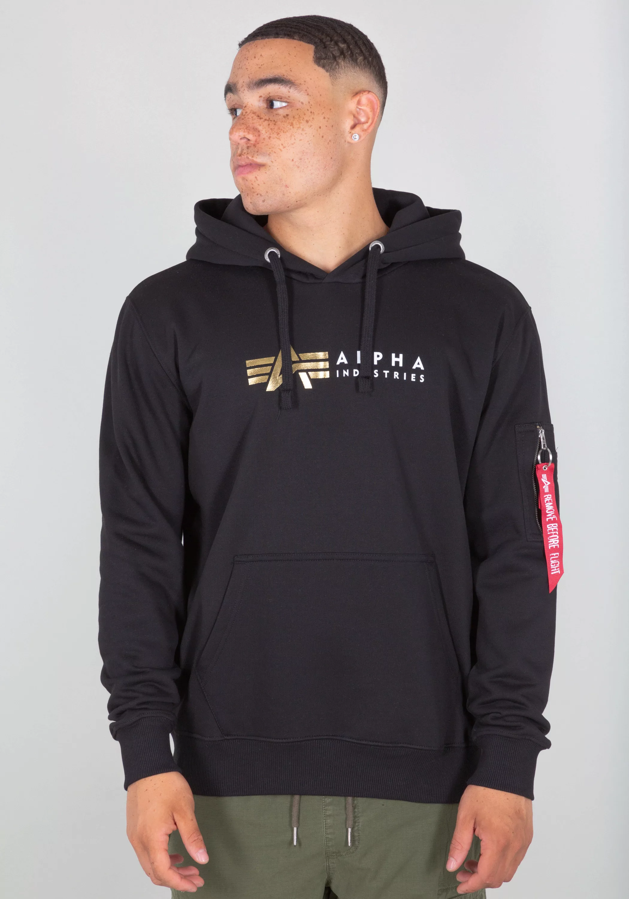 Alpha Industries Hoodie "Alpha Industries Men - Hoodies Alpha Label Hoody F günstig online kaufen