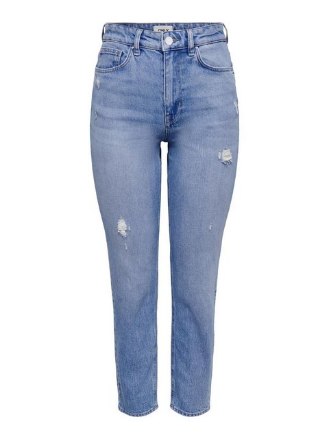 Only Damen Jeans ONLEMILY REA697 - Straight Fit - Blau - Light Blue Denim günstig online kaufen