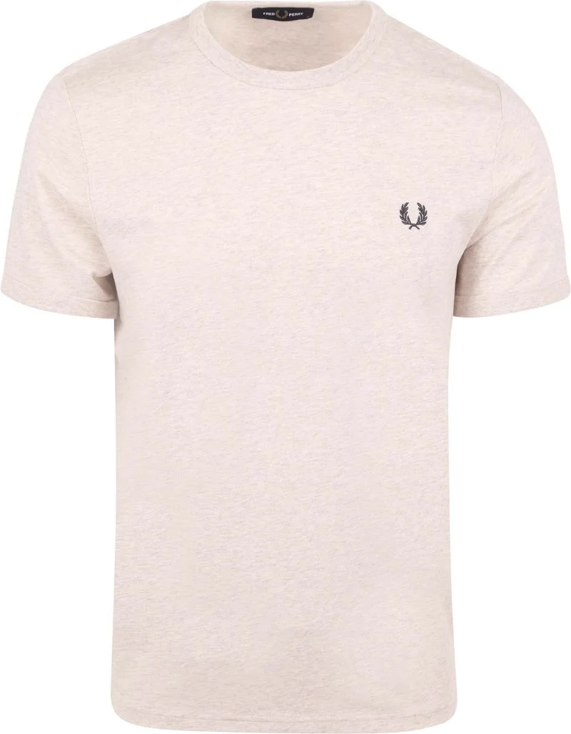 Fred Perry Ringer T-Shirt Beige X23 - Größe 3XL günstig online kaufen