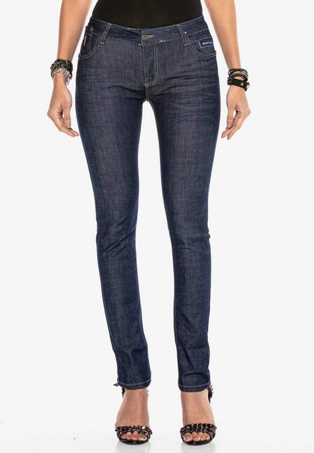 Cipo & Baxx Straight-Jeans, in modischem Straight-Fit-Schnitt günstig online kaufen