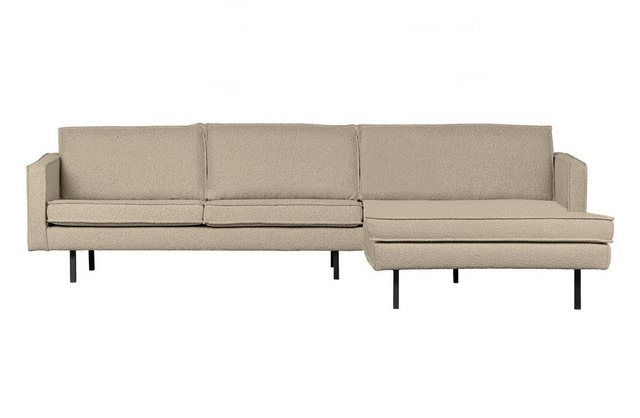 BePureHome Ecksofa Chaiselongue Rodeo aus Boucle-Stoff Rechts günstig online kaufen