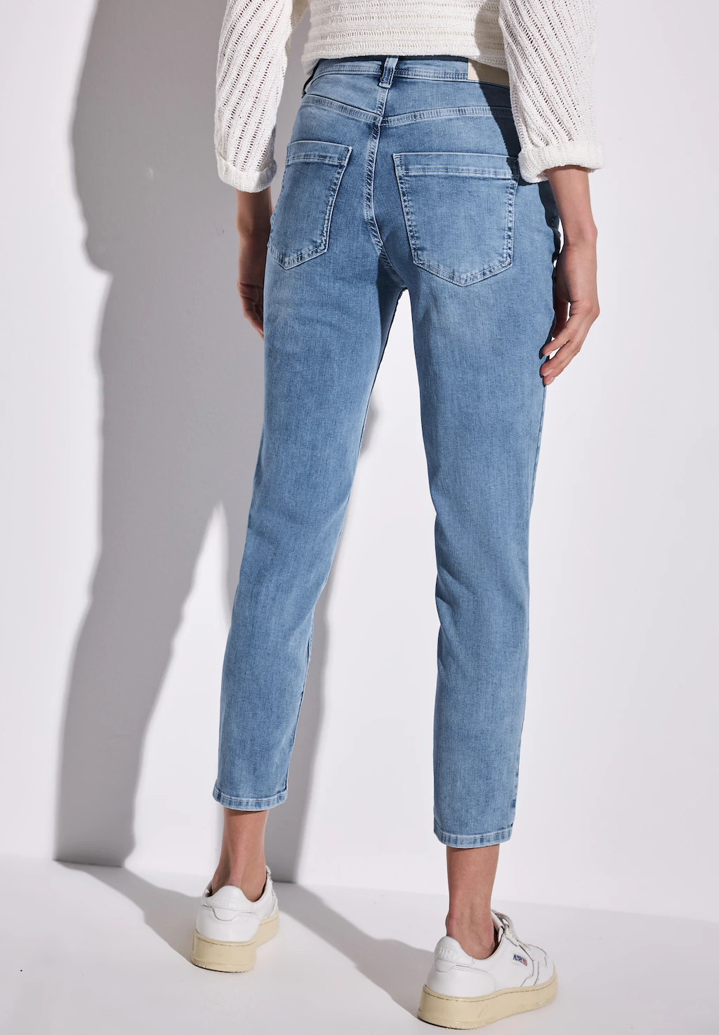 STREET ONE Loose-fit-Jeans, High Waist günstig online kaufen