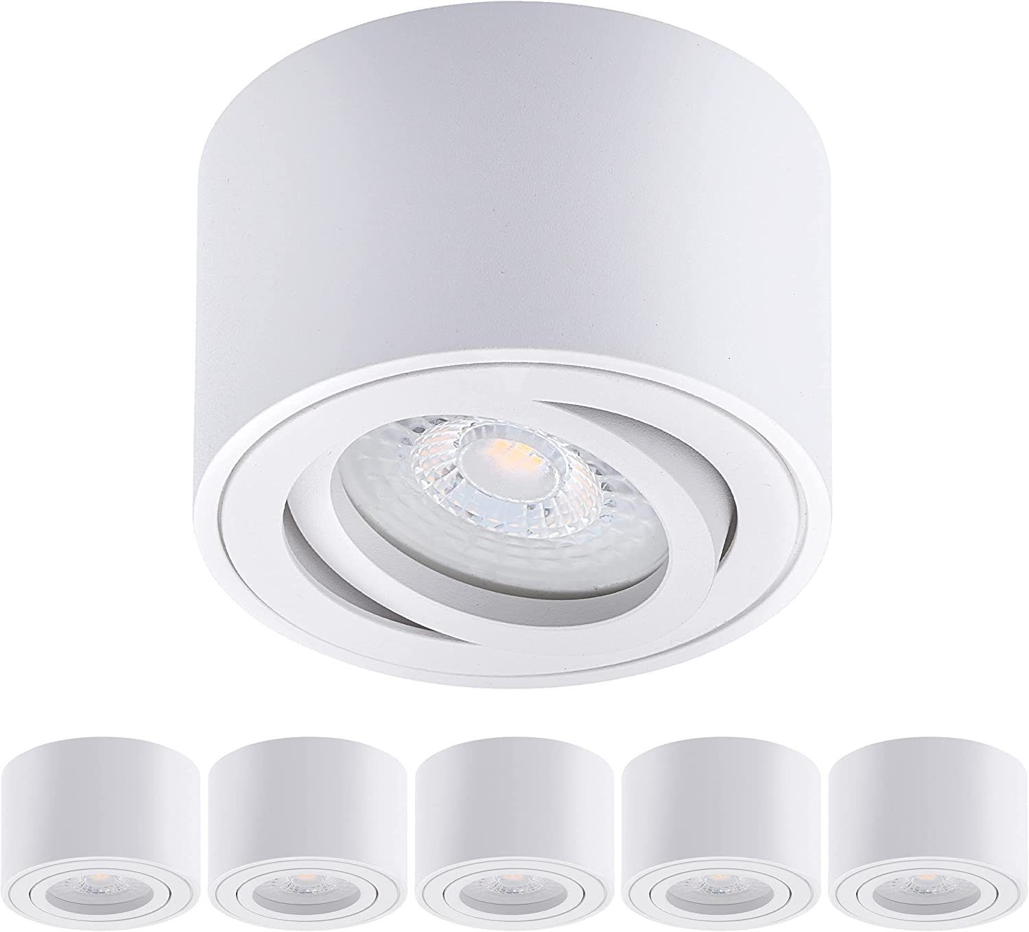 Oktaplex lighting LED Deckenstrahler 6 Stück günstig online kaufen