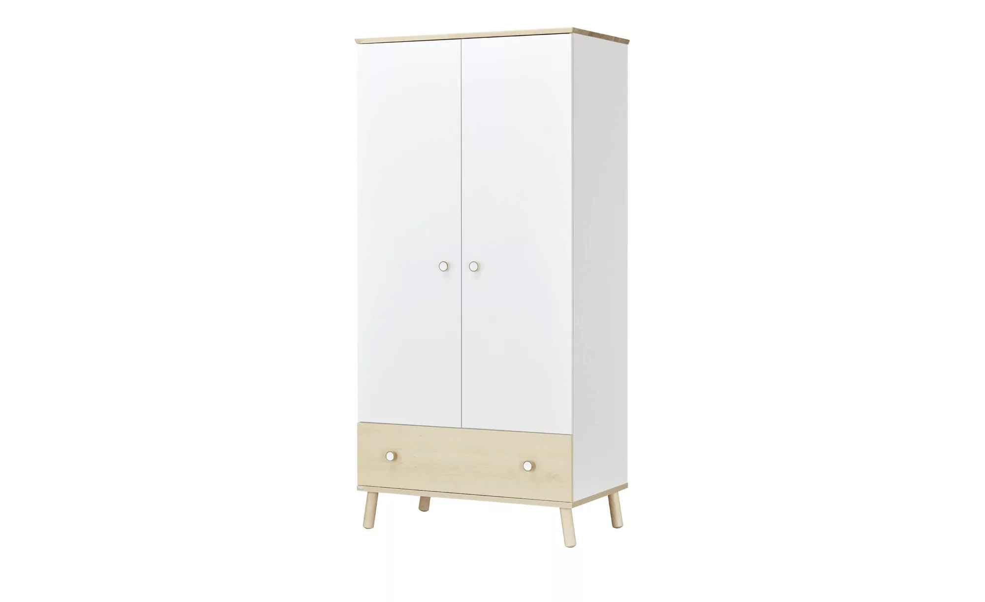 PAIDI Kleiderschrank   Ylvie ¦ weiß ¦ Maße (cm): B: 96,4 H: 198,7 T: 56,3 S günstig online kaufen