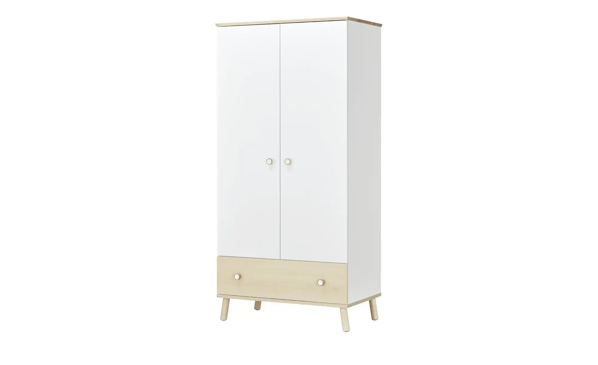 PAIDI Kleiderschrank   Ylvie ¦ weiß ¦ Maße (cm): B: 96,4 H: 198,7 T: 56,3 S günstig online kaufen