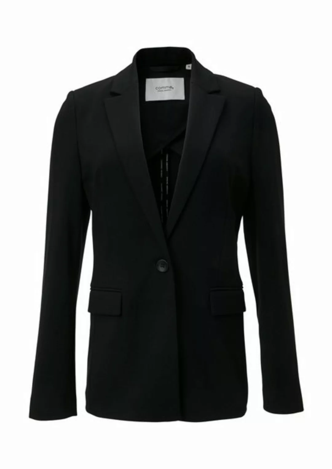 comma casual identity Blusenblazer Blazer aus Jersey mit Reverskragen Paspe günstig online kaufen