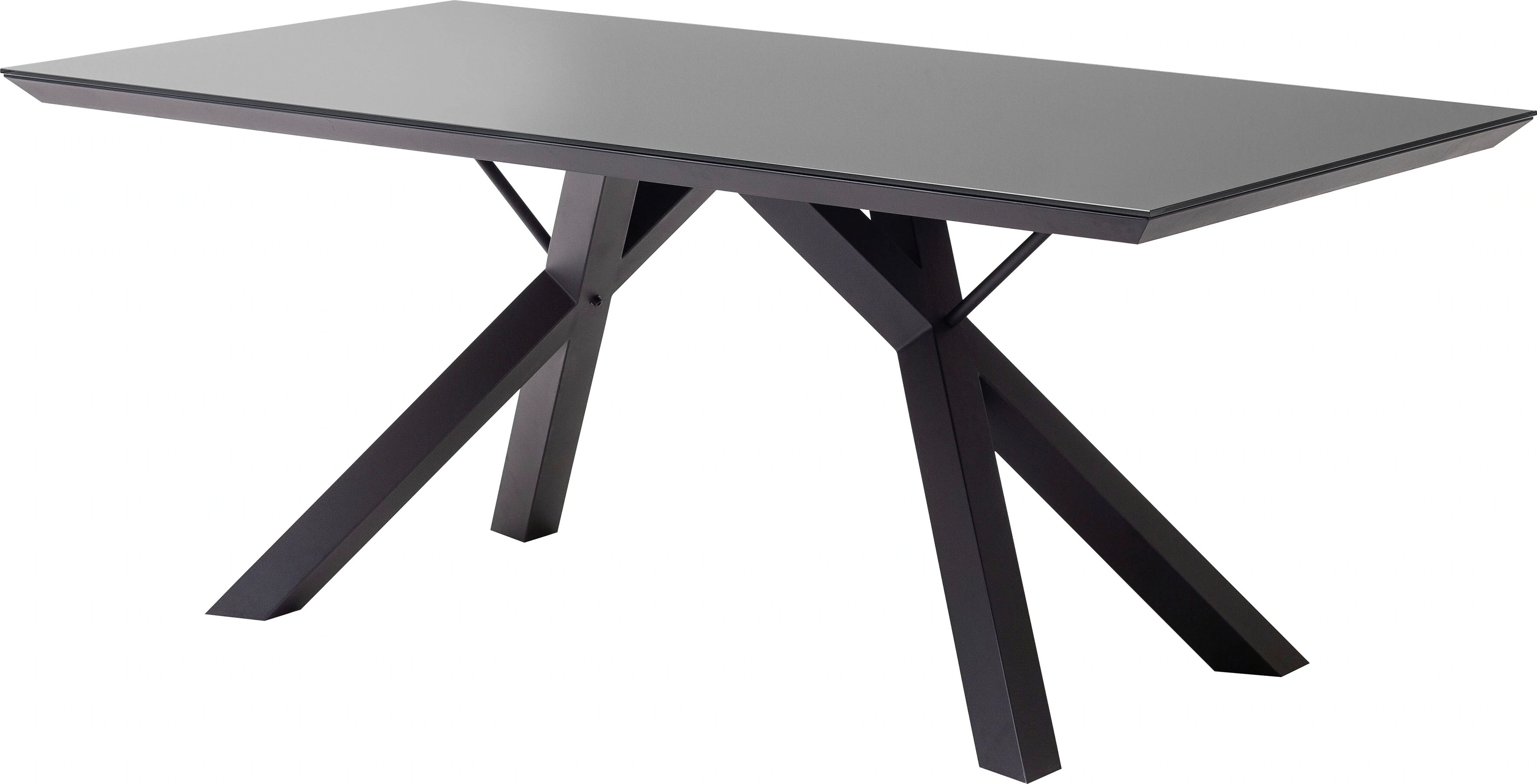 MCA furniture Esstisch »Everett«, mit Glasplatte günstig online kaufen
