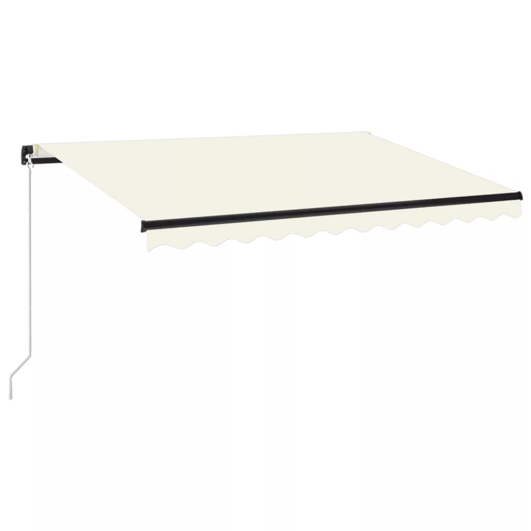 Gelenkarmmarkise Einziehbar 350x250 Cm Creme günstig online kaufen