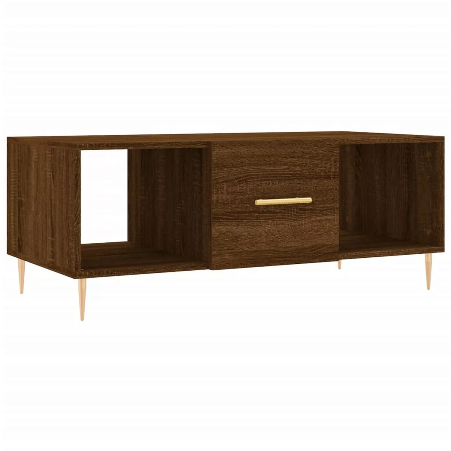 vidaXL Couchtisch Braun Eichen-Optik 102x50x40 cm Holzwerkstoff Modell 5 günstig online kaufen