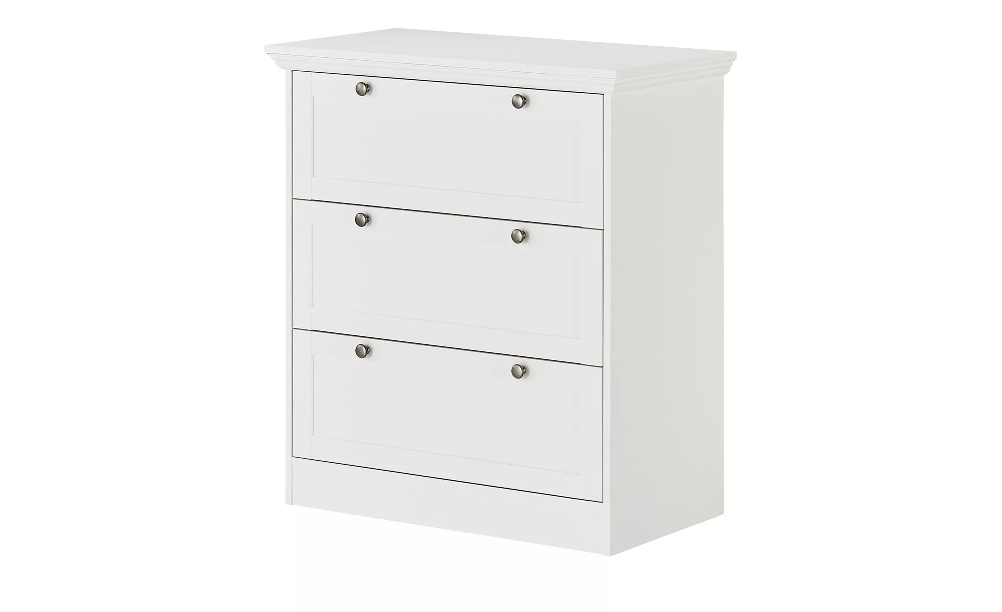 Kommode  Laurito ¦ weiß ¦ Maße (cm): B: 80 H: 90 T: 45 Kommoden & Sideboard günstig online kaufen