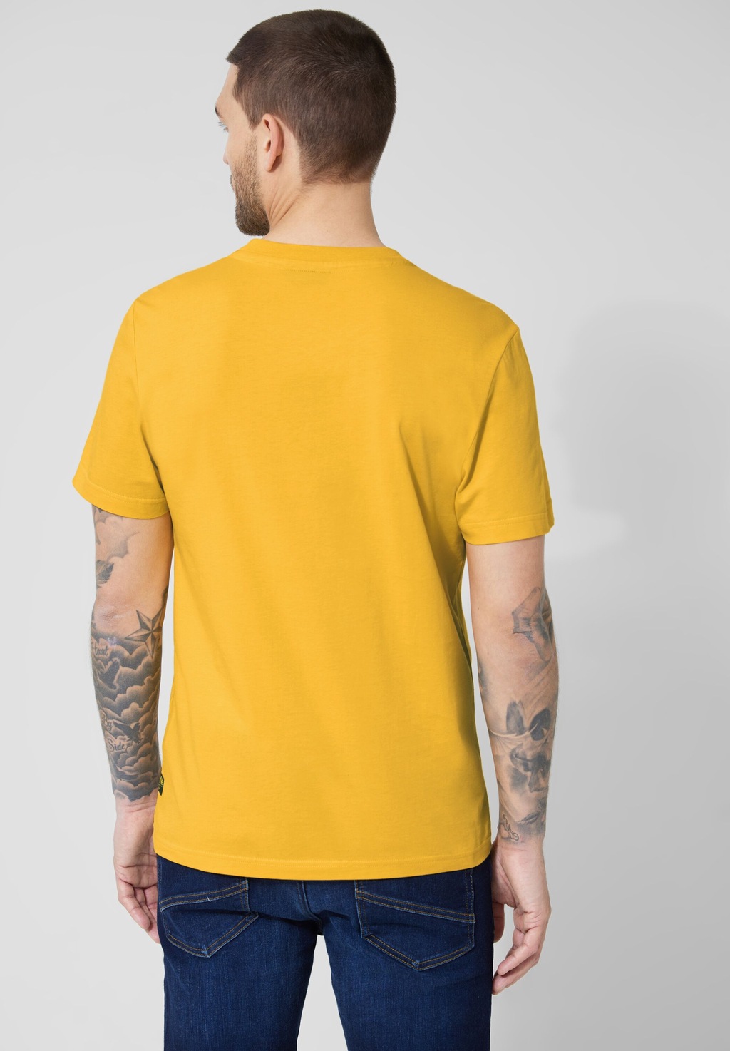 STREET ONE MEN T-Shirt, mit Wording-Print günstig online kaufen