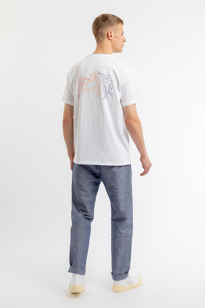 T-shirt Mit Happy Hour Print Aus Bio-baumwolle günstig online kaufen