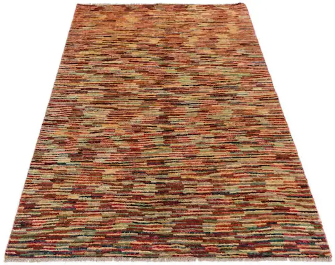 morgenland Wollteppich »Streifen Multicolore 179 x 117 cm«, rechteckig günstig online kaufen