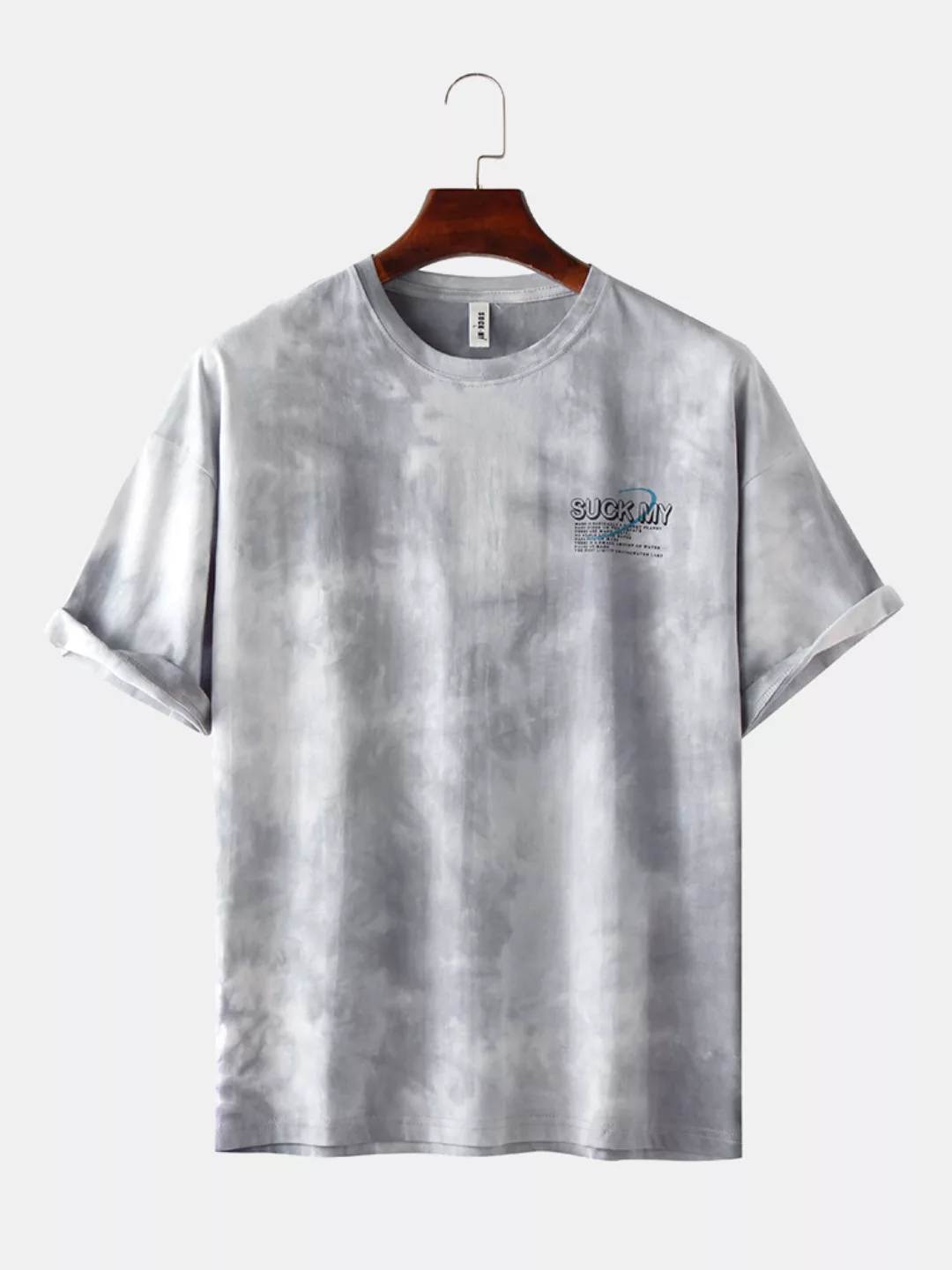 Herren Cool Gradient Color Character T-Shirts mit O-Ausschnitt günstig online kaufen