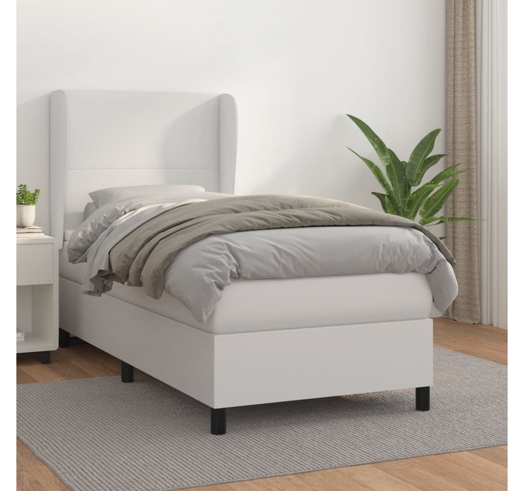 vidaXL Boxspringbett Bett Boxspringbett mit Matratze & Topper Kunstleder ve günstig online kaufen