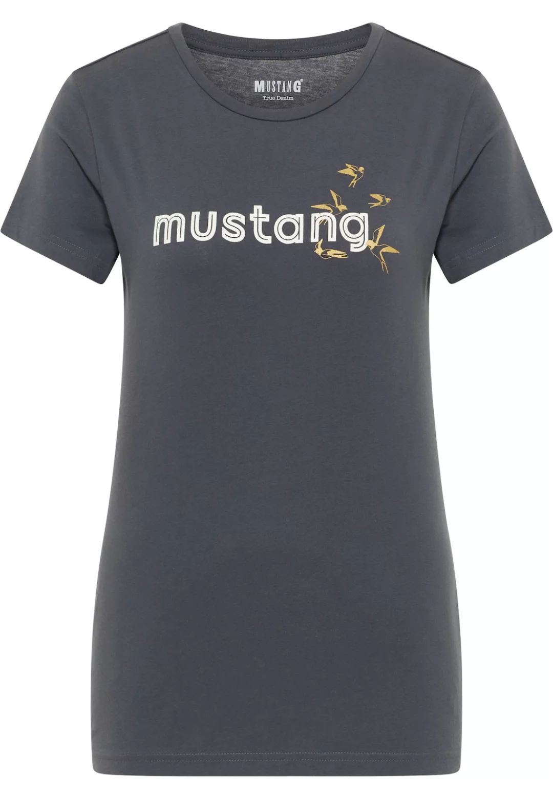 MUSTANG T-Shirt "Mustang T-Shirt Style Alexia C Foilprint" günstig online kaufen