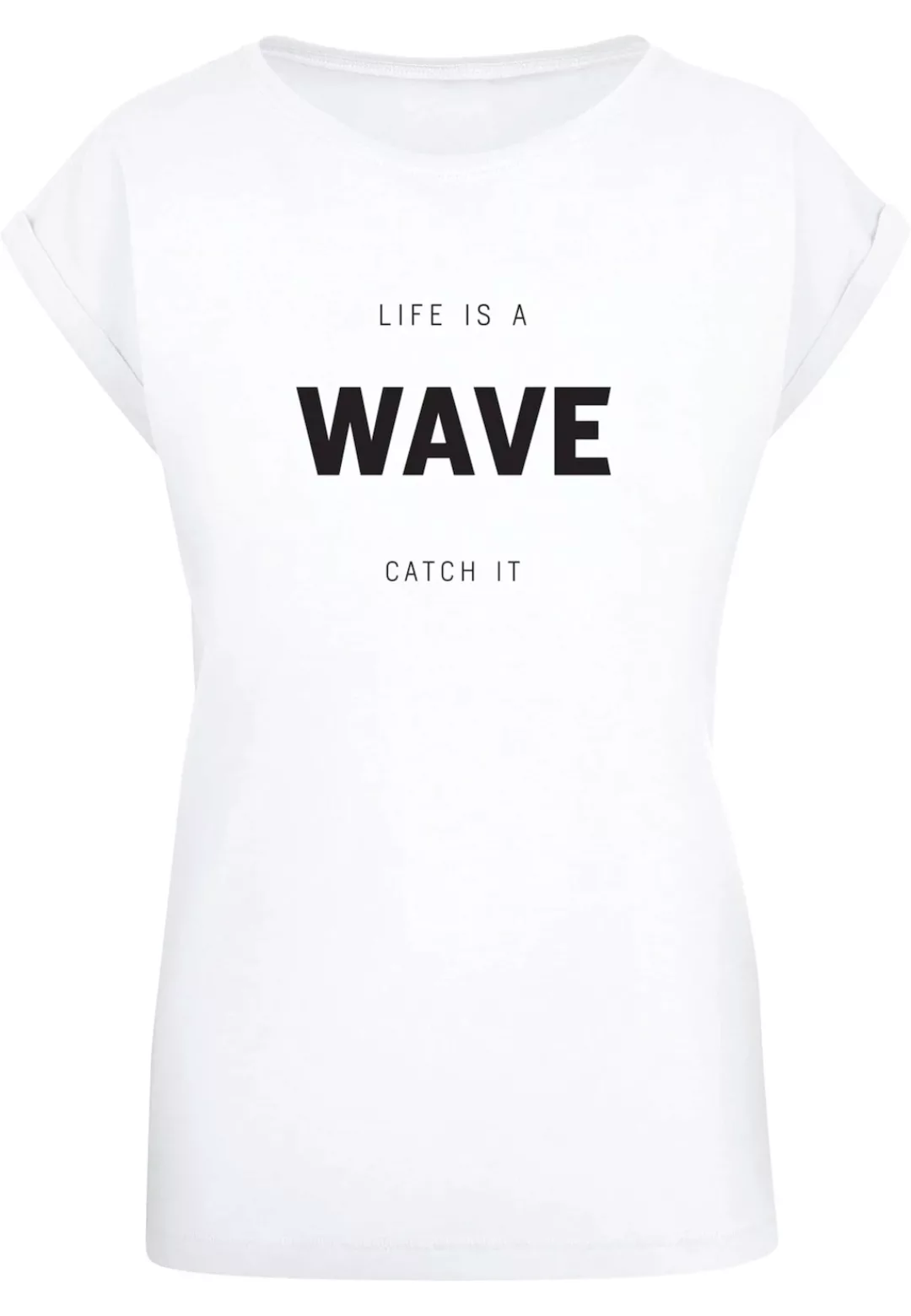 Merchcode T-Shirt "Merchcode Damen Ladies Summer - Life is a wave T-Shirt", günstig online kaufen