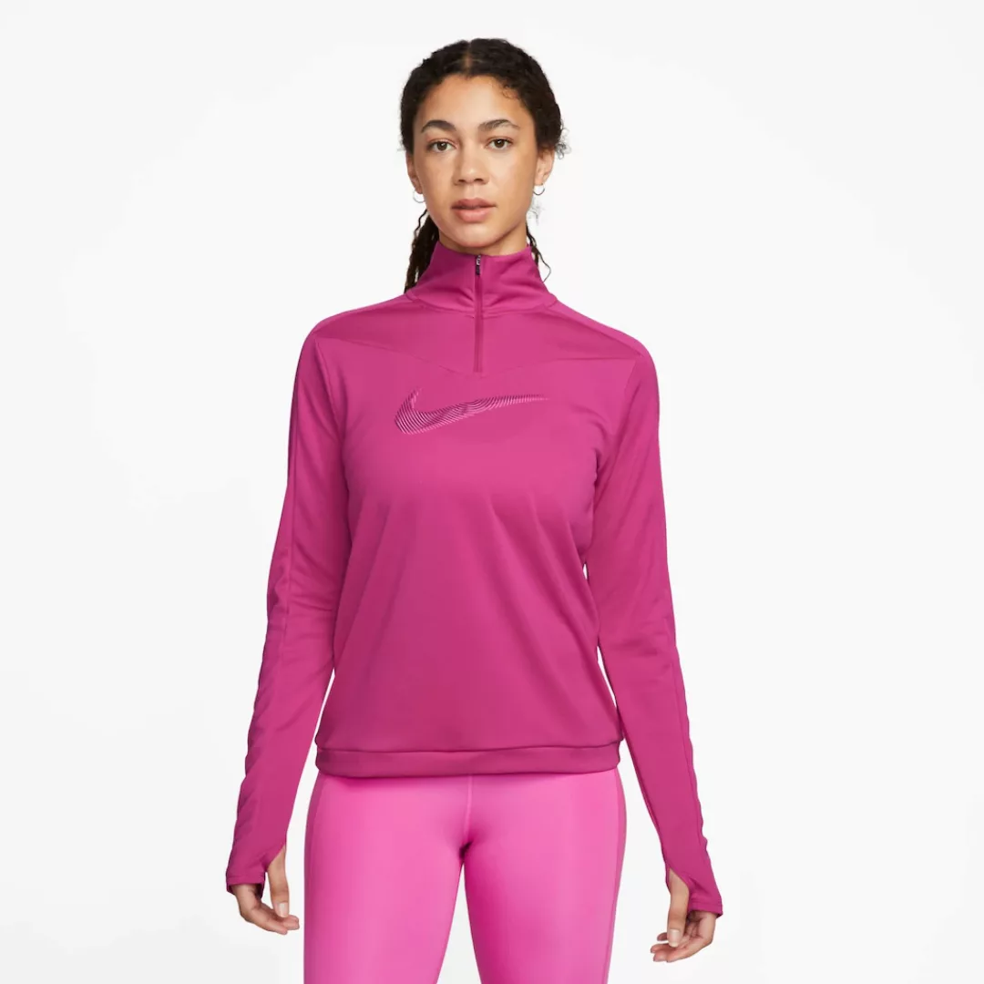 Nike Laufshirt "DRI-FIT SWOOSH WOMENS 1/-ZIP RUNNING TOP" günstig online kaufen
