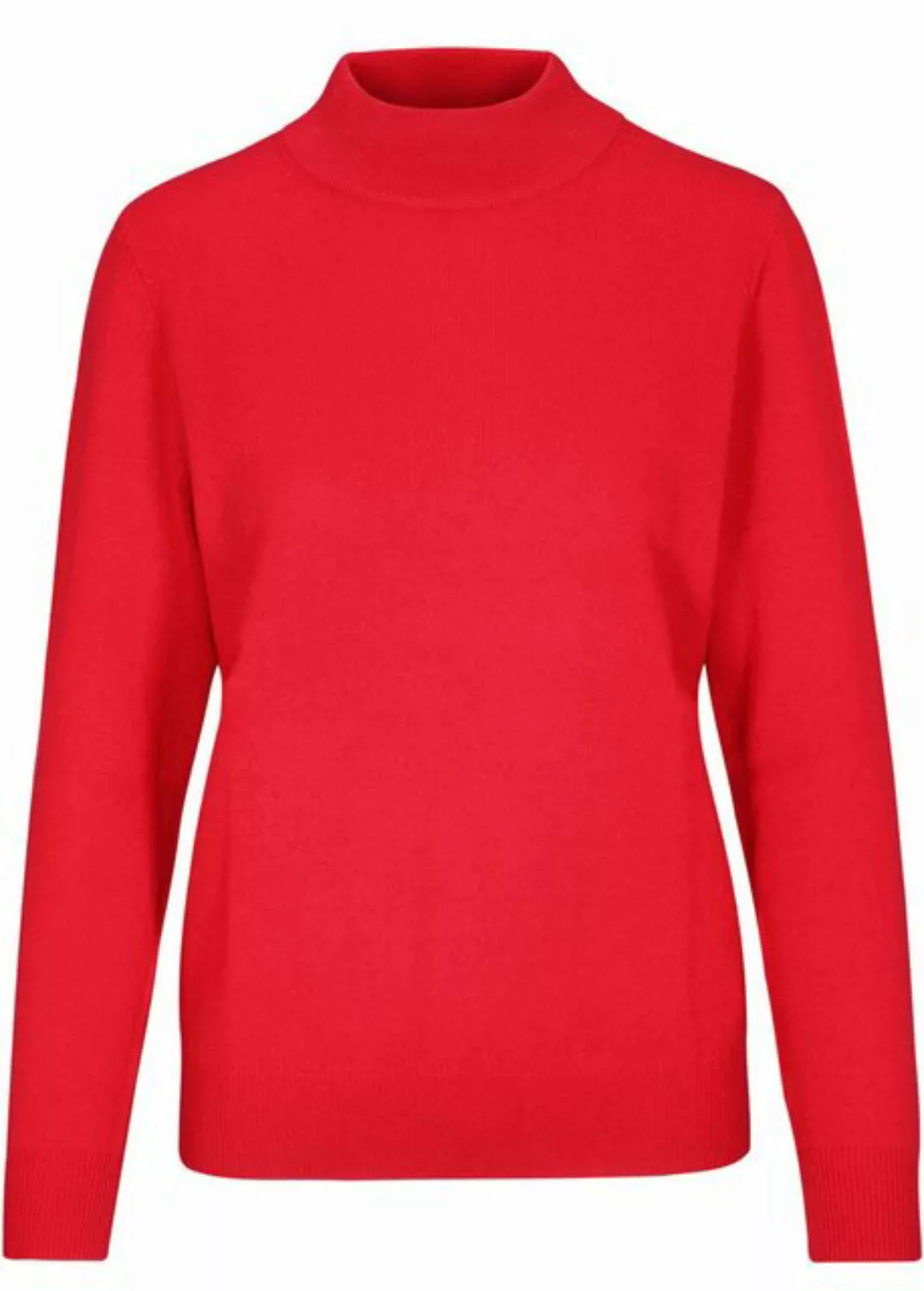 Clarina Strickpullover Kaschmir Stehkragenpullover günstig online kaufen