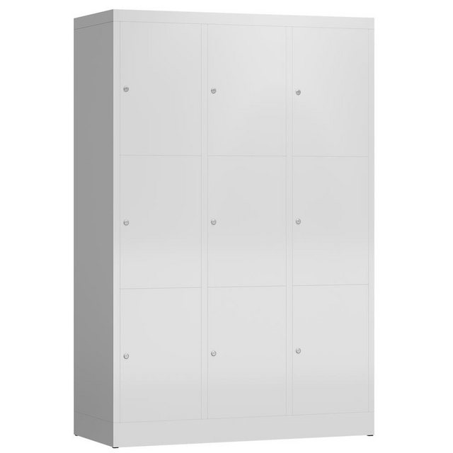 Steelboxx Fächerschrank Schließfachschrank 9 Fächer Spindschrank (1-St) kom günstig online kaufen