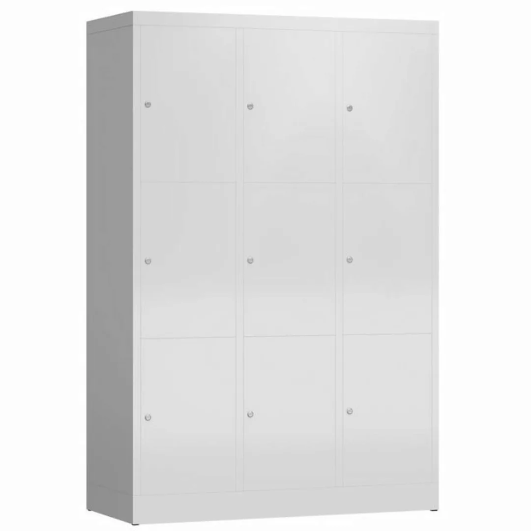 Steelboxx Fächerschrank Schließfachschrank 9 Fächer Spindschrank (1-St) kom günstig online kaufen