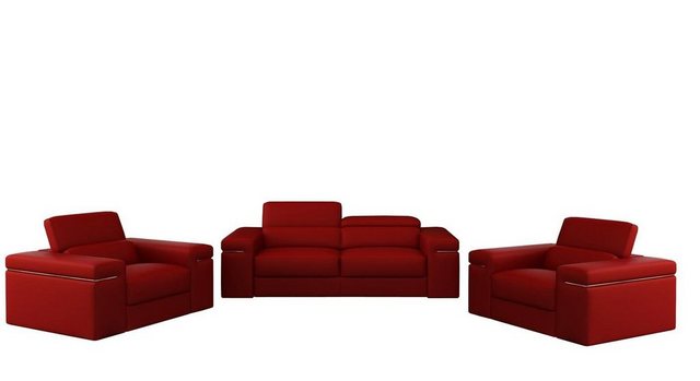 JVmoebel Sofa Moderne rote Sofagarnitur 3+2 Multifunktions Couch Neu, Made günstig online kaufen