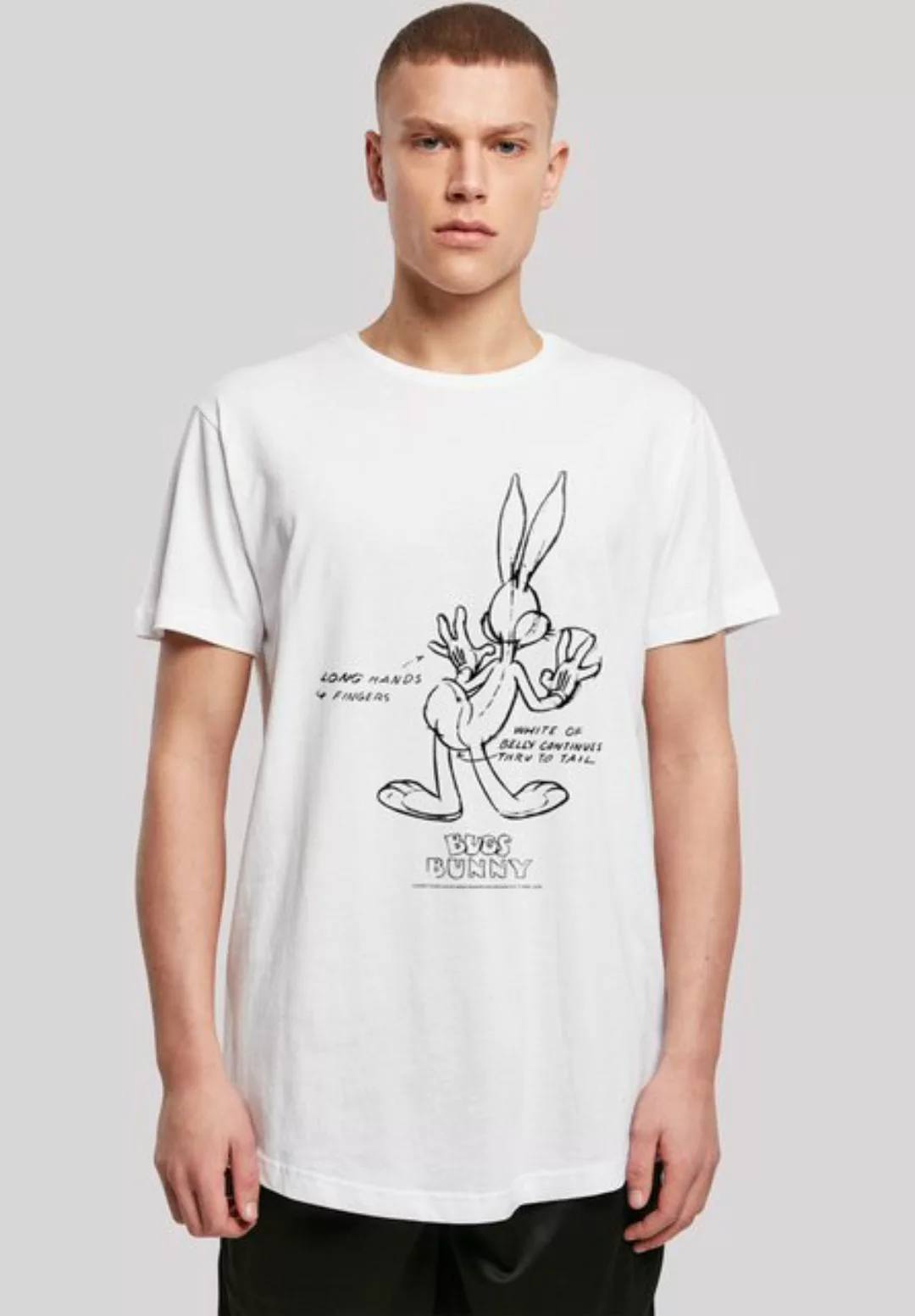 F4NT4STIC T-Shirt "Looney Tunes Bugs Bunny White Belly", Print günstig online kaufen