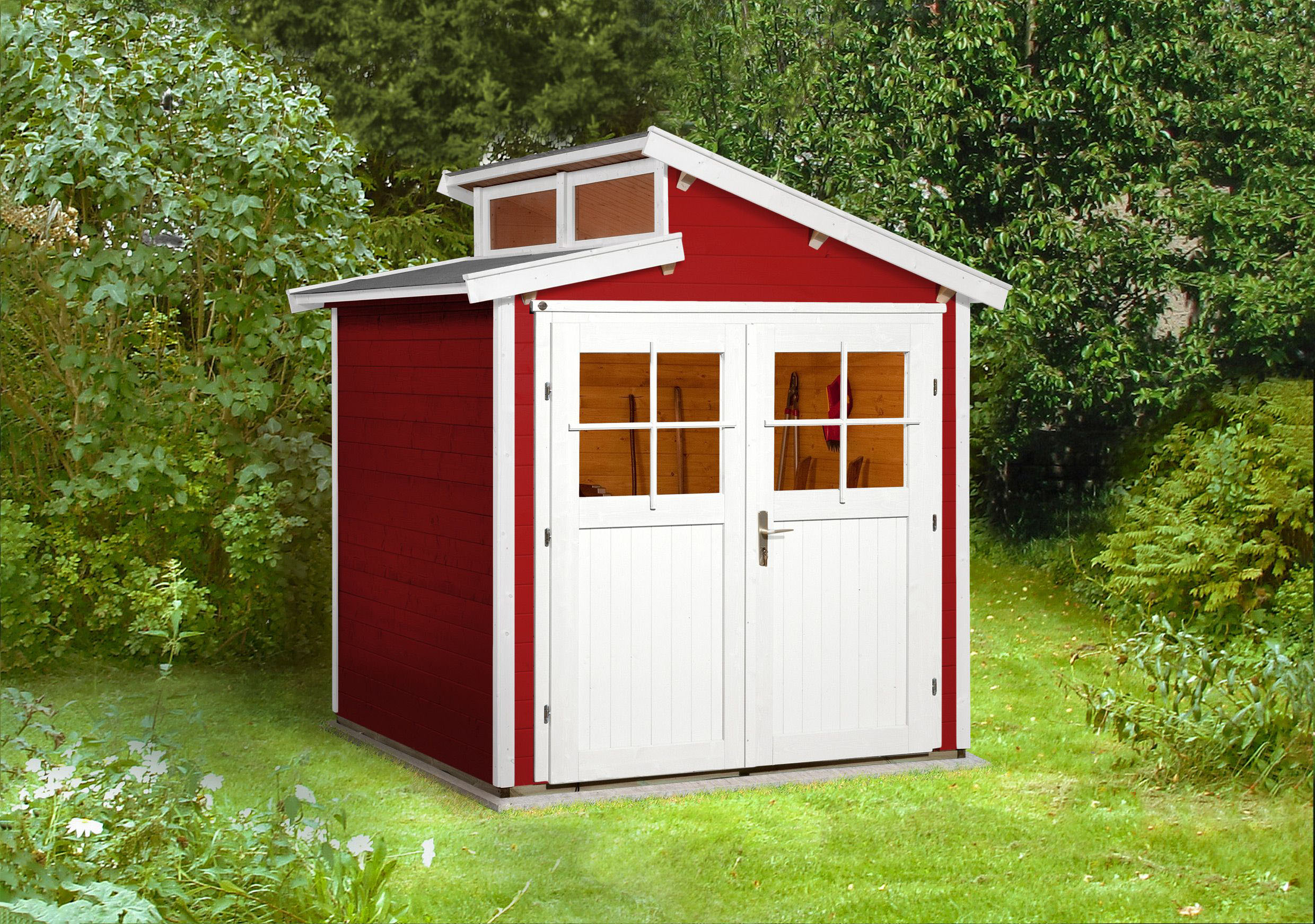 Weka Holz-Gartenhaus 226 Gr. 1 Schwedenrot 4,29 m² günstig online kaufen