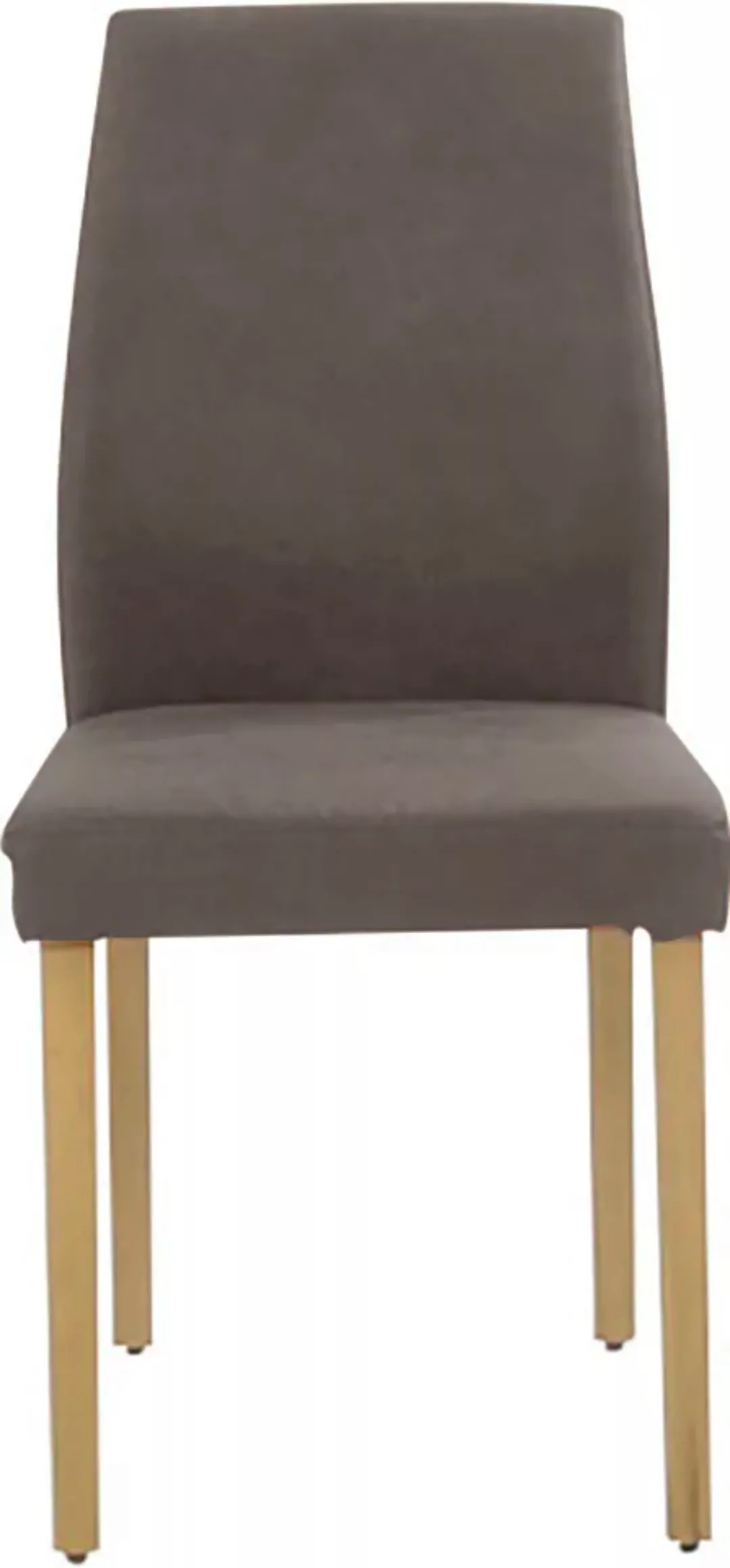 K+W Komfort & Wohnen 4-Fußstuhl "6193", Microfaser 760, mit Massivholzbeine günstig online kaufen