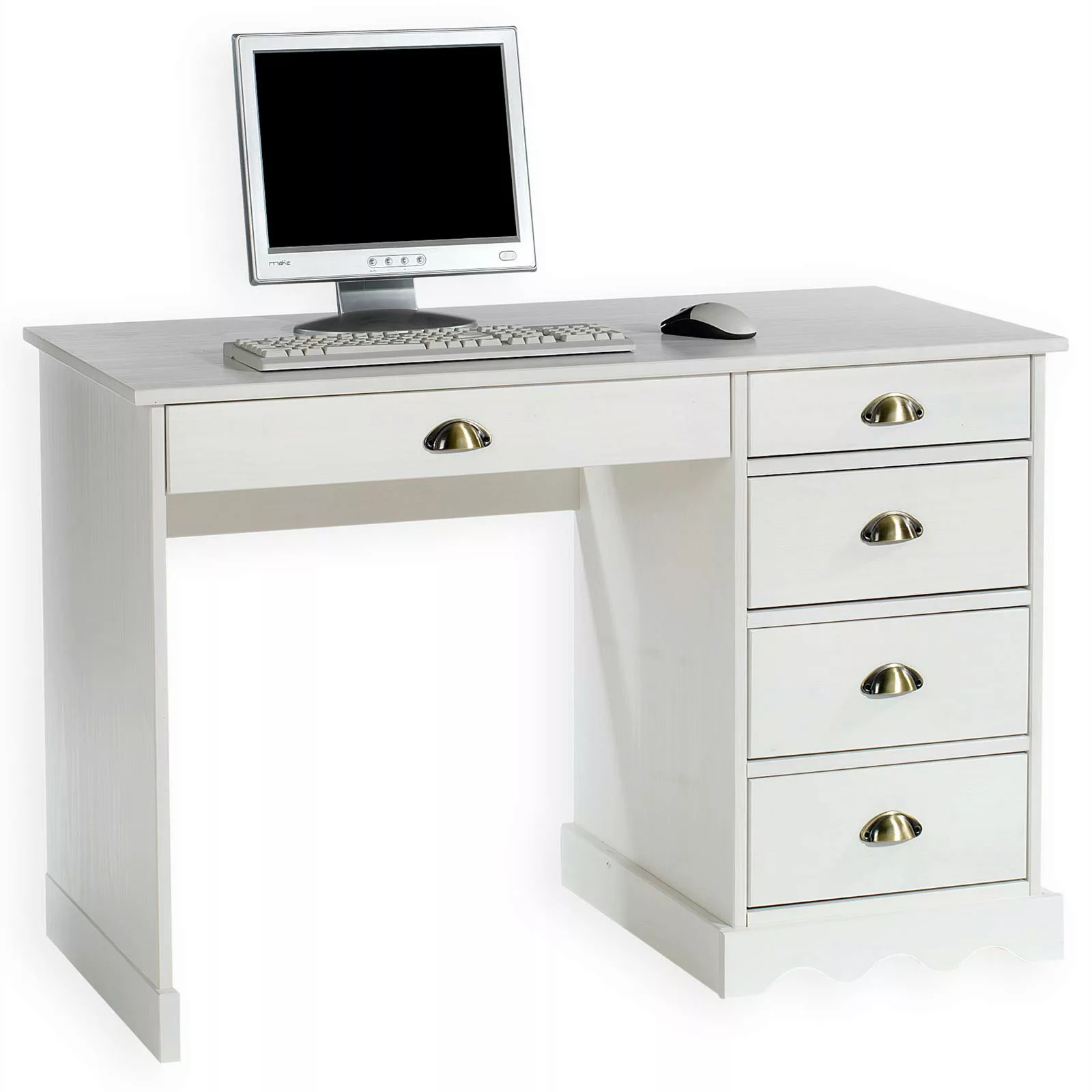 Schreibtisch COLETTE  in der Farbe weiß günstig online kaufen