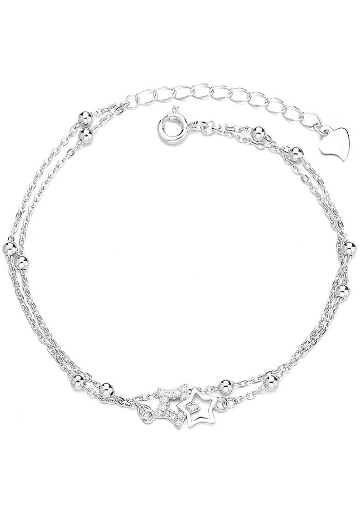 Color Design Silberarmband Armband mit Stern günstig online kaufen