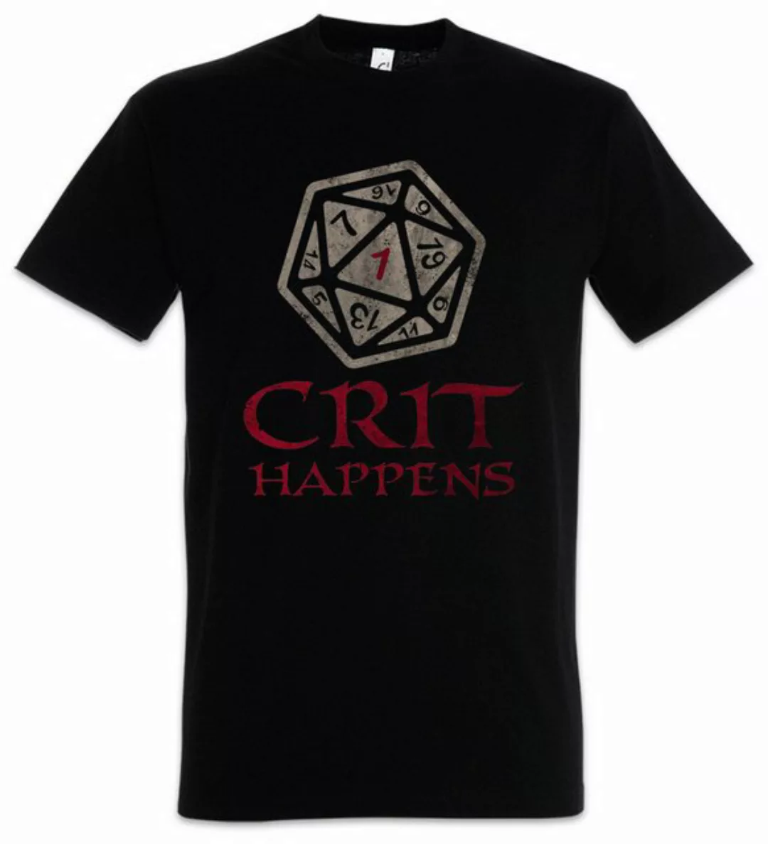 Urban Backwoods Print-Shirt Crit Happens Herren T-Shirt Dungeons RPG Rolepl günstig online kaufen