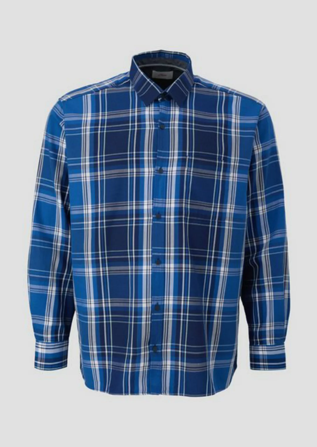 s.Oliver Langarmhemd Hemd aus Lyocellmix günstig online kaufen