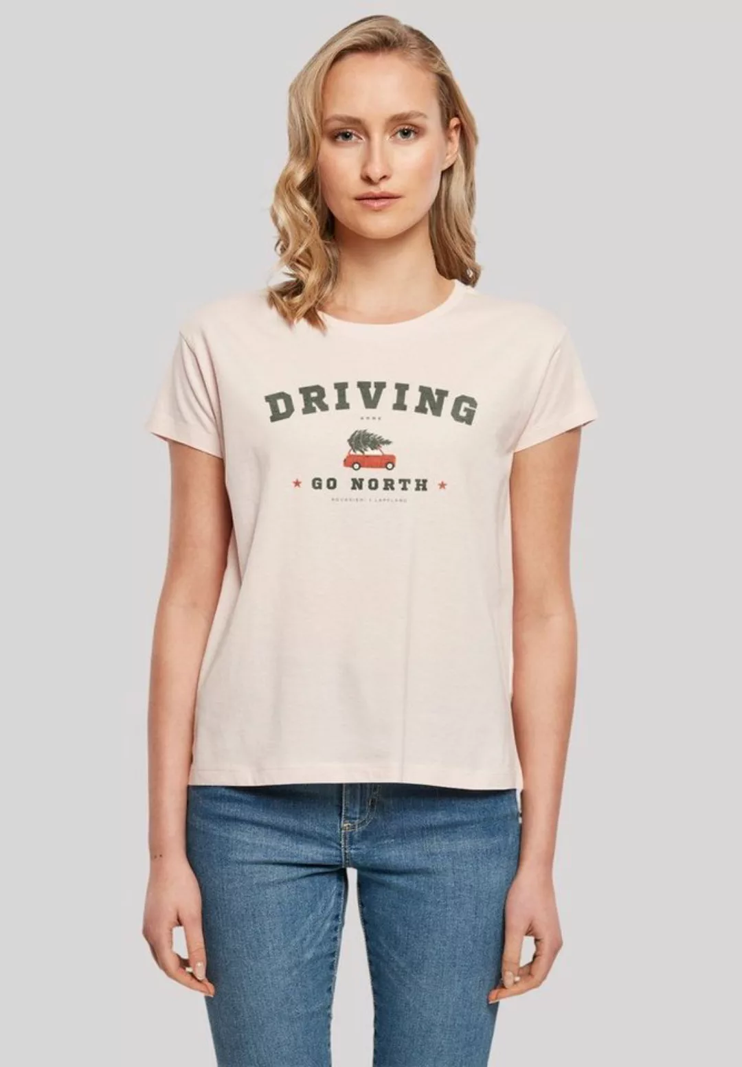 F4NT4STIC T-Shirt "Driving Home Weihnachten", Weihnachten, Geschenk, Logo günstig online kaufen