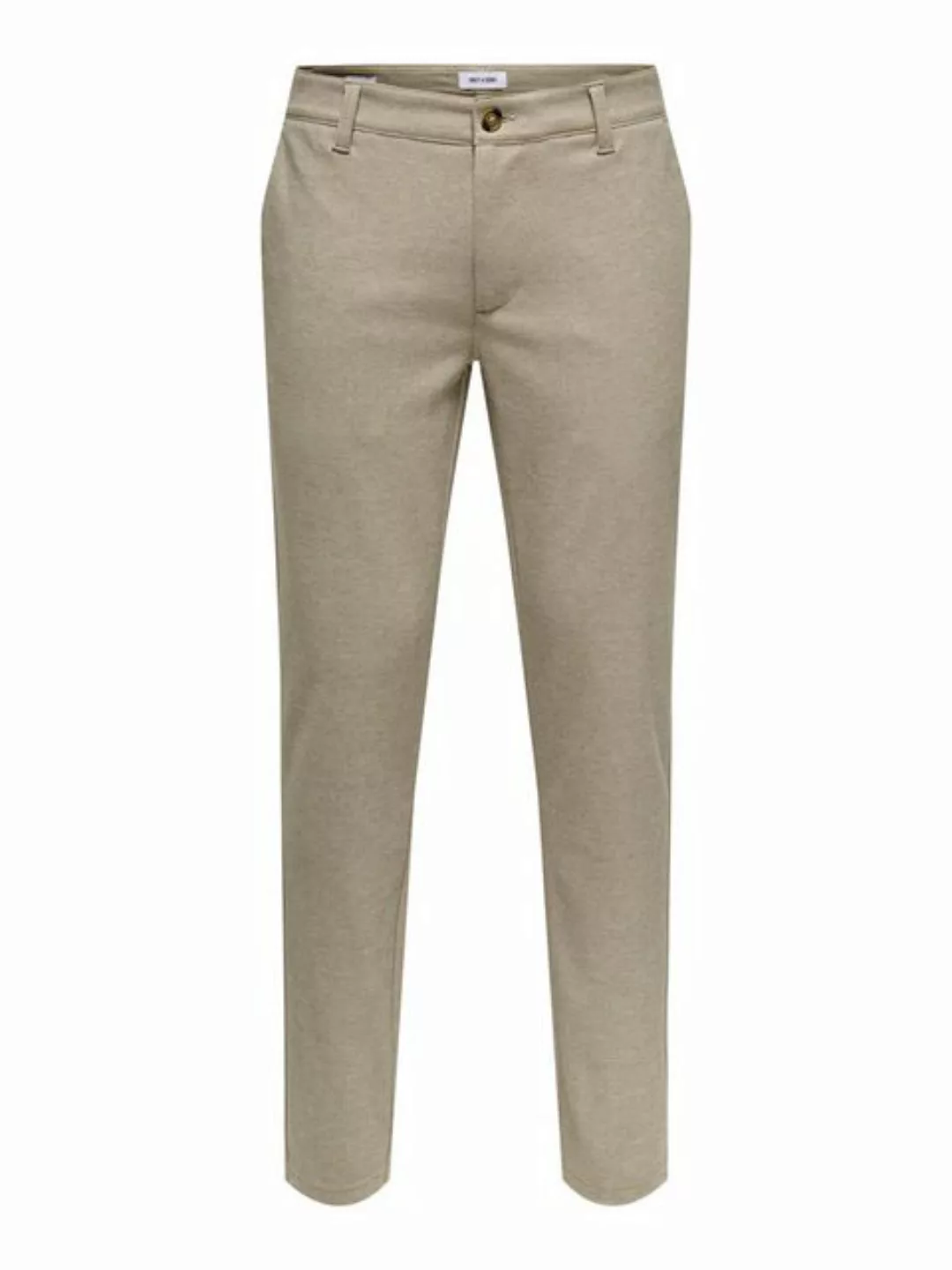 ONLY & SONS Chinohose Hose Chino Slim Fit Reißverschluss Gürtelschlaufen ON günstig online kaufen