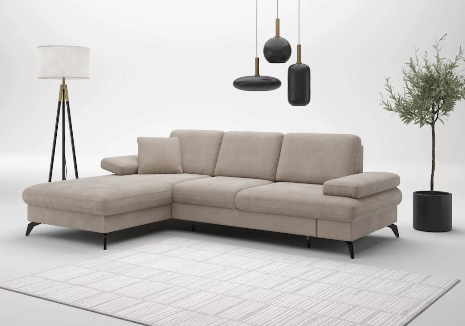 sit&more Ecksofa Morris Jubi L-Form, inklusive XXL-Liegefläche, bzw. Schlaf günstig online kaufen